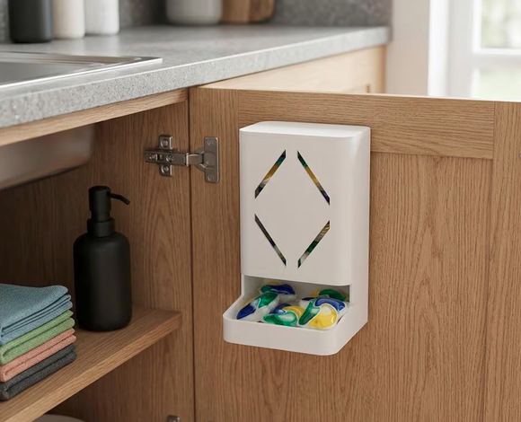 Under Sink Dishwasher Pod Dispenser
