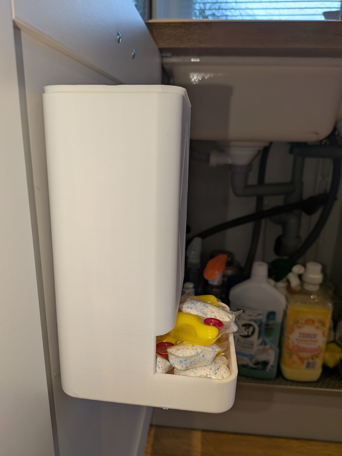 Under Sink Dishwasher Pod Dispenser