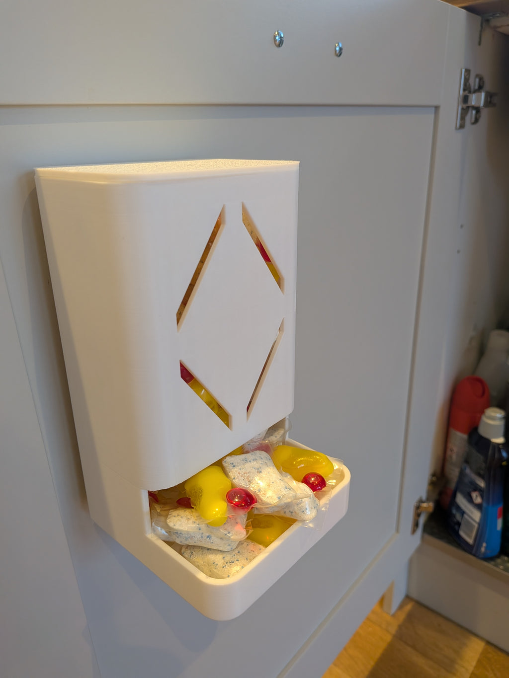 Under Sink Dishwasher Pod Dispenser